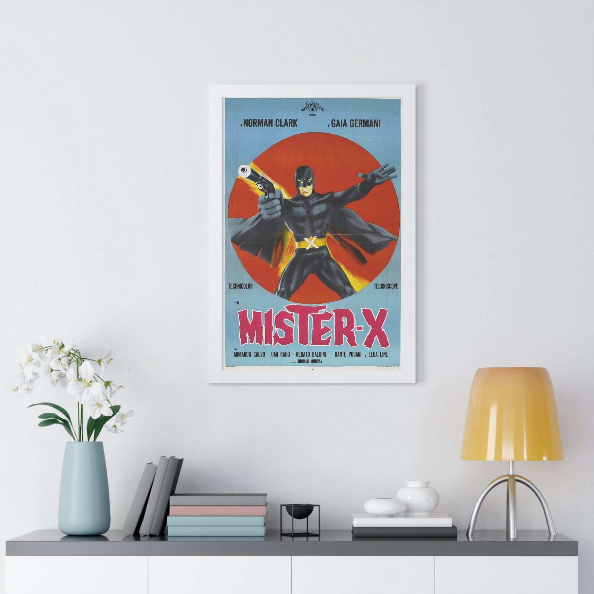 MISTER X (AVENGER X) 1967 - Framed Movie Poster-The Sticker Space