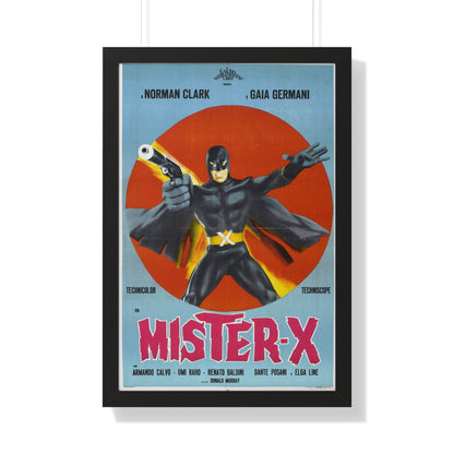 MISTER X (AVENGER X) 1967 - Framed Movie Poster-20" x 30"-The Sticker Space