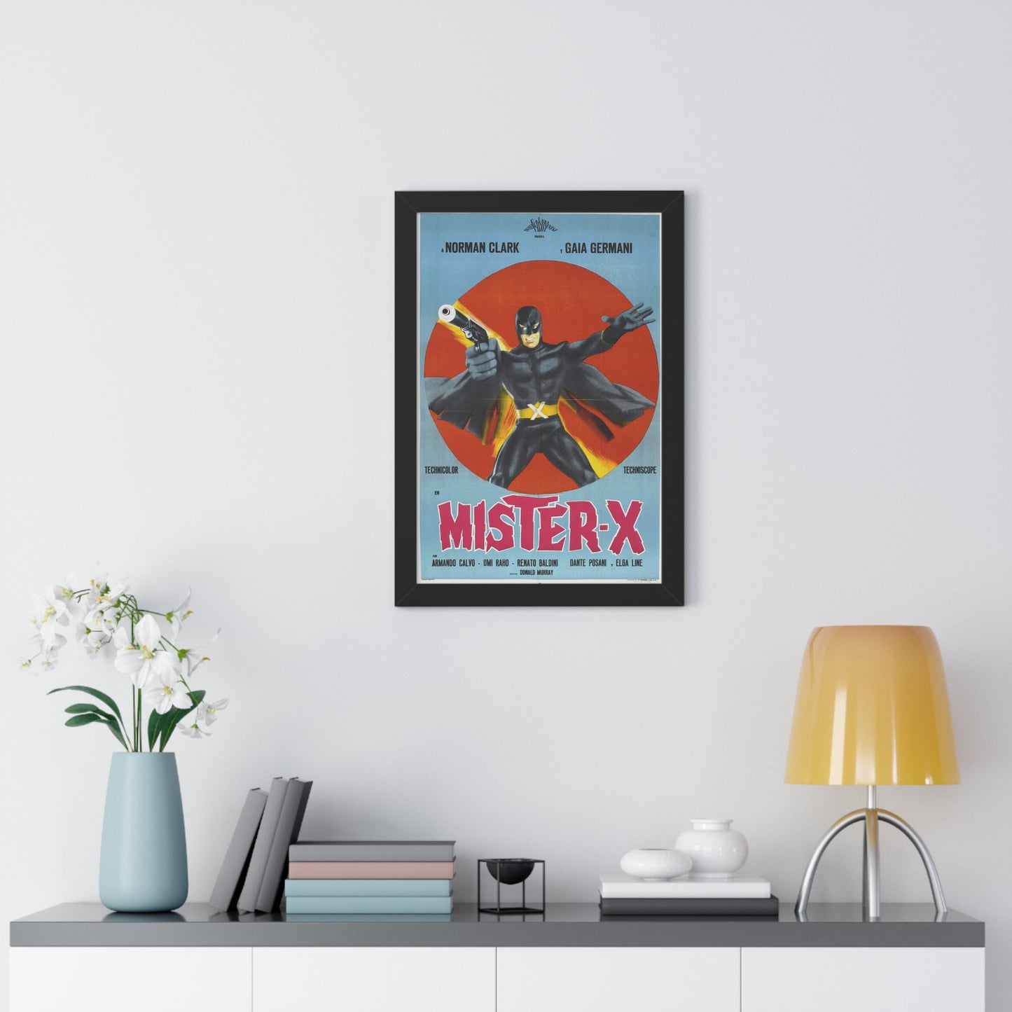 MISTER X (AVENGER X) 1967 - Framed Movie Poster-The Sticker Space