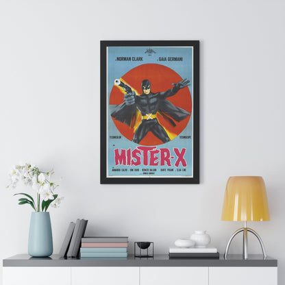 MISTER X (AVENGER X) 1967 - Framed Movie Poster-The Sticker Space