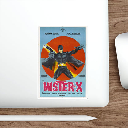 MISTER X (AVENGER X) 1967 Movie Poster STICKER Vinyl Die-Cut Decal-The Sticker Space