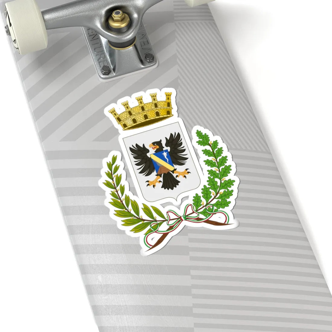 Misterbianco-Stemma (Italy) (Coat of Arms) STICKER Vinyl Kiss-Cut Decal - The Sticker Space