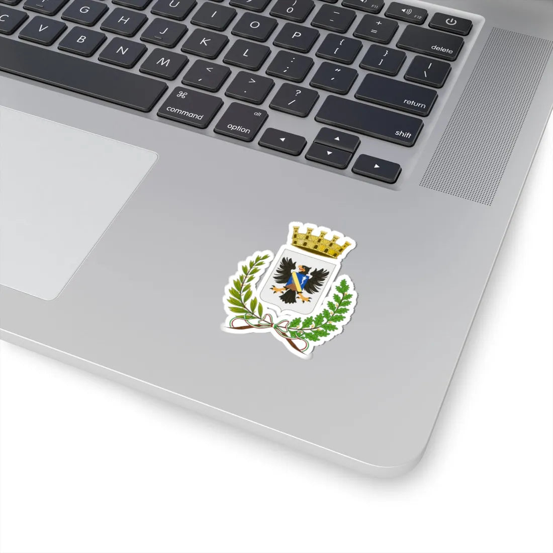 Misterbianco-Stemma (Italy) (Coat of Arms) STICKER Vinyl Kiss-Cut Decal - The Sticker Space
