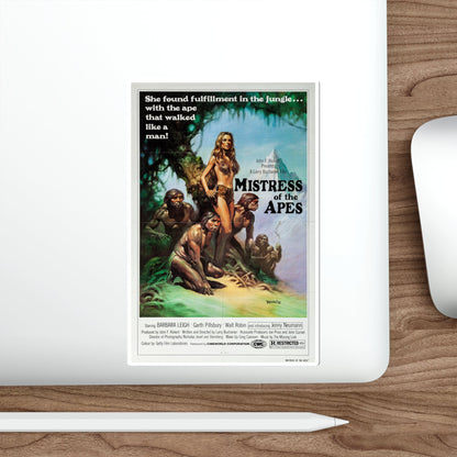 Mistress of the Apes 1979 Movie Poster STICKER Vinyl Die-Cut Decal-The Sticker Space