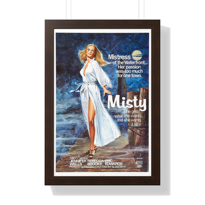 MISTY 1976 - Framed Movie Poster-16″ x 24″-The Sticker Space