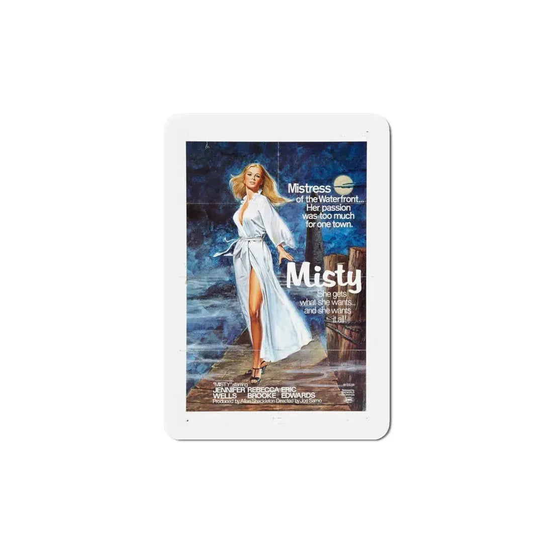 Misty 1976 Movie Poster Refrigerator Magnet 6 Inch - The Sticker Space