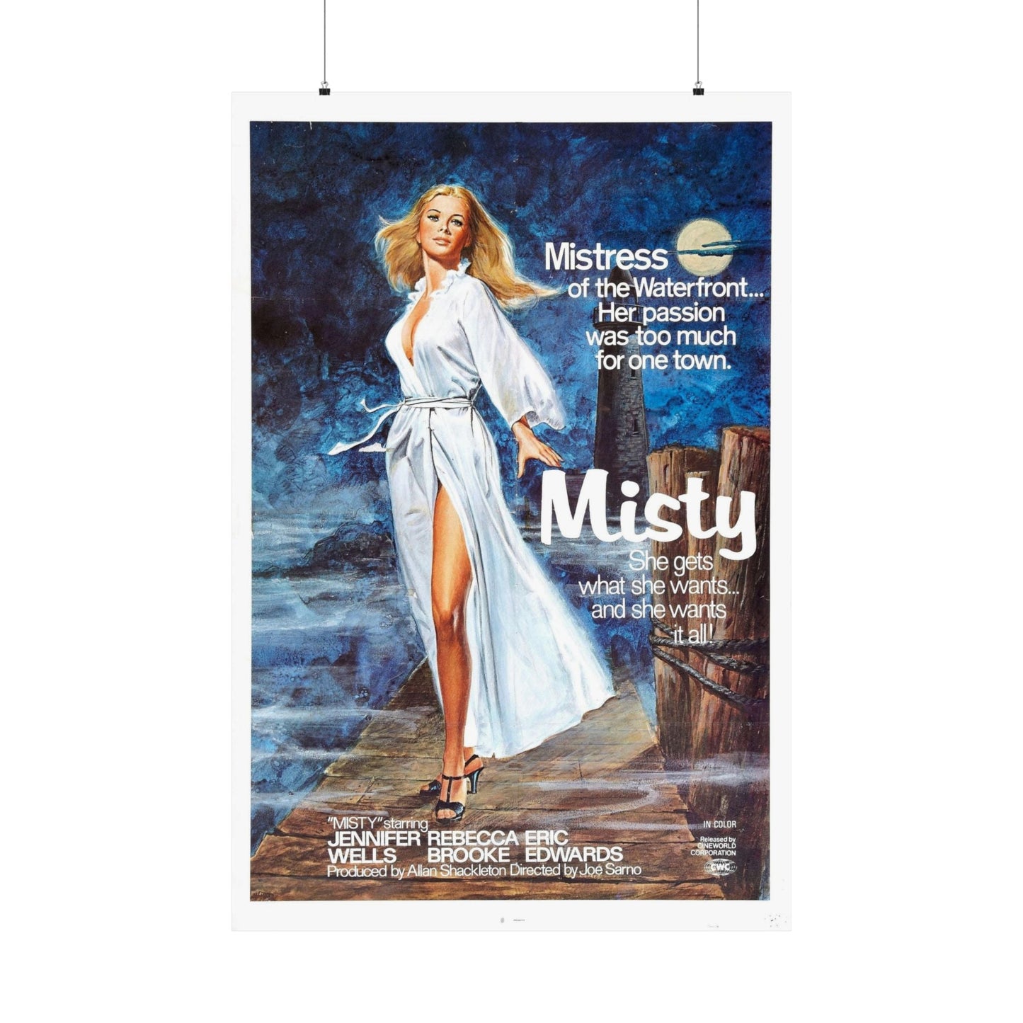 MISTY 1976 - Paper Movie Poster-36" x 54"-The Sticker Space