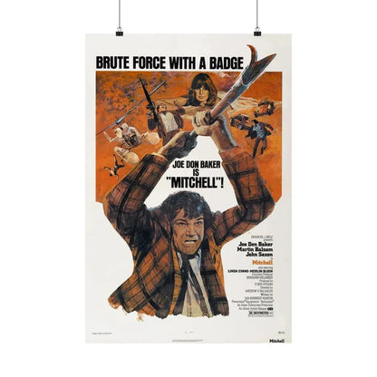 MITCHELL 1975 - Paper Movie Poster - The Sticker Space