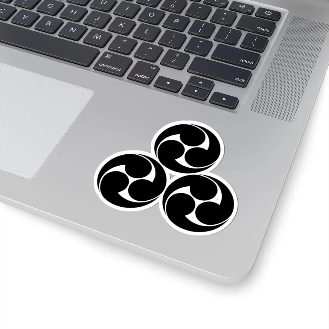 Mitsumori No background and Black color drawing (Japan) (Coat of Arms) STICKER Vinyl Kiss-Cut Decal - The Sticker Space