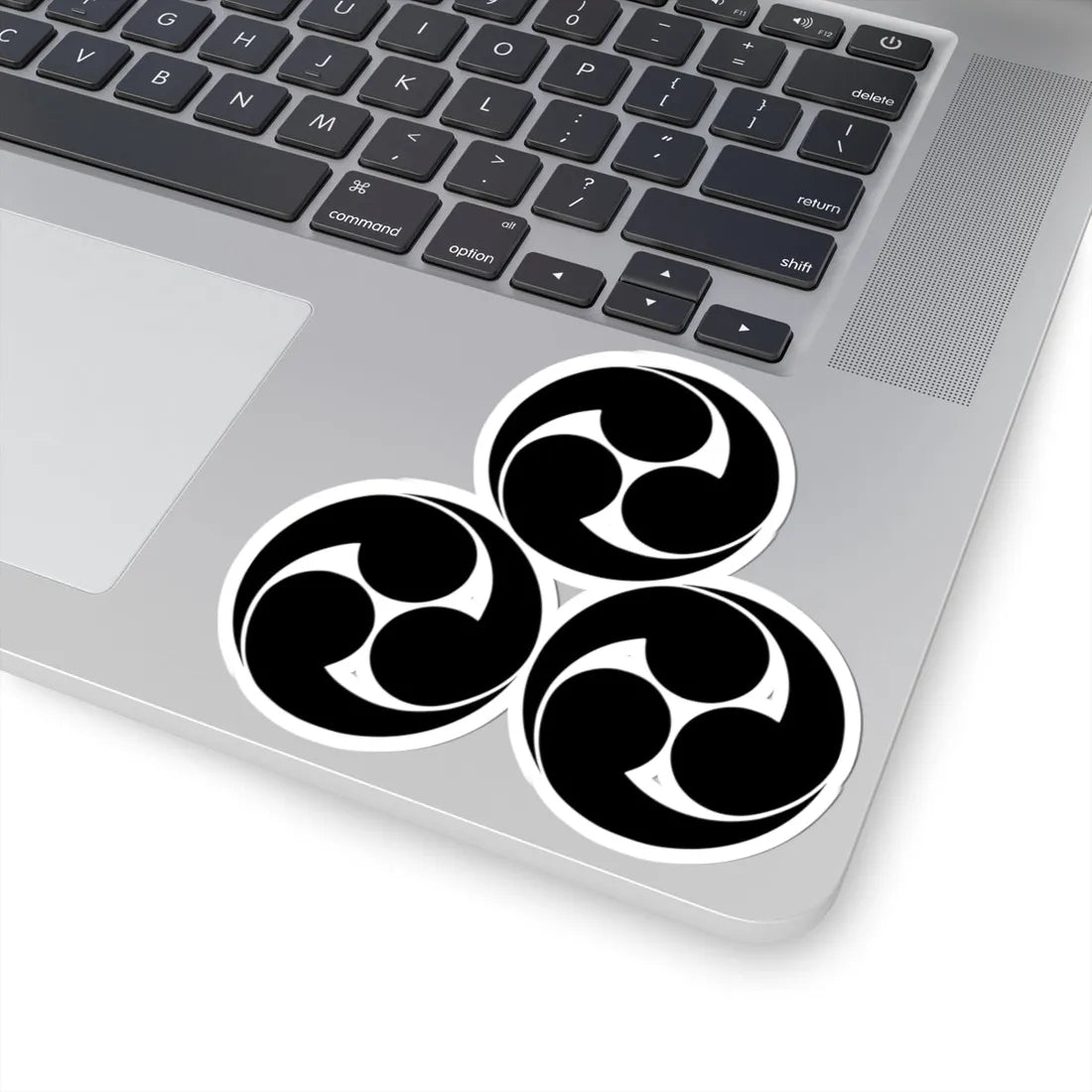 Mitsumori No background and Black color drawing (Japan) (Coat of Arms) STICKER Vinyl Kiss-Cut Decal - The Sticker Space