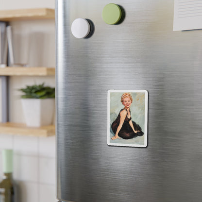 Mitzi Gaynor Portrait (1960s) (Magazine Illustration) Refrigerator Magnet-The Sticker Space