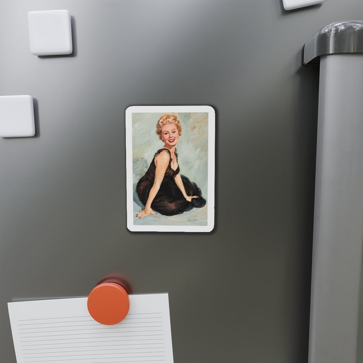 Mitzi Gaynor Portrait (1960s) (Magazine Illustration) Refrigerator Magnet-The Sticker Space