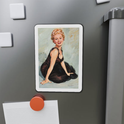 Mitzi Gaynor Portrait (1960s) (Magazine Illustration) Refrigerator Magnet-The Sticker Space