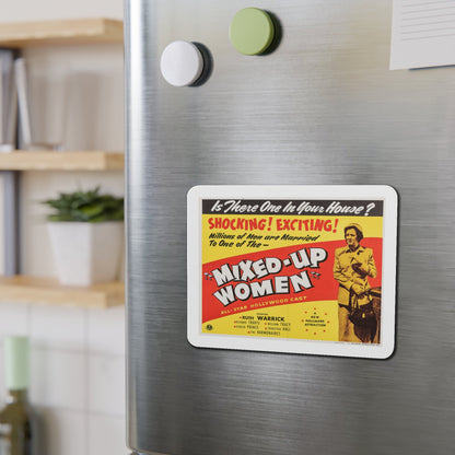 Mixed Up Women 1950 v2 Movie Poster Die-Cut Magnet-The Sticker Space