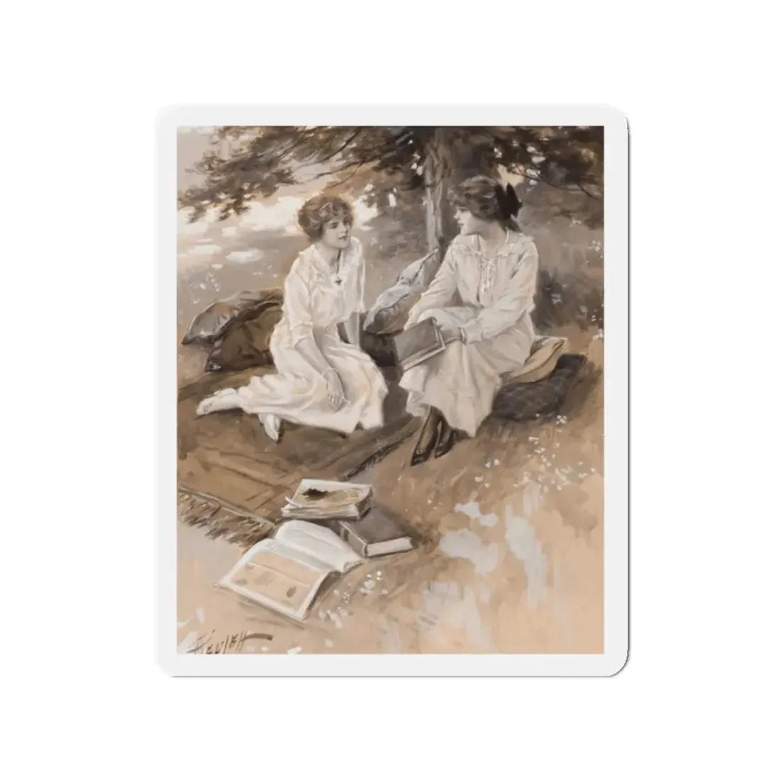 Mixing Bowl, The Youth's Companion magazine illustration, 1914 (Magazine Illustration) Refrigerator Magnet - The Sticker Space