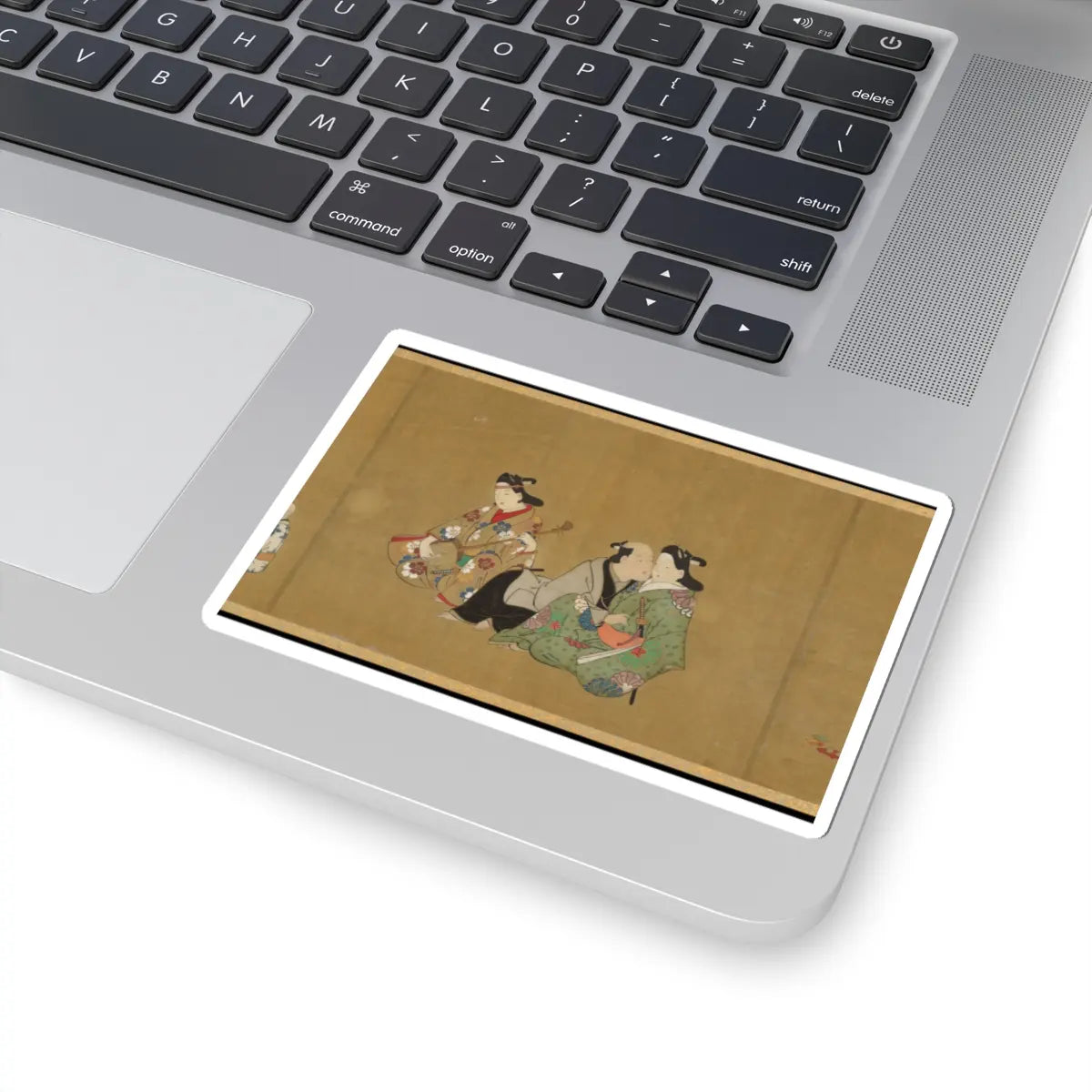 Miyagawa Chōshun 宮川長春 - Handscroll of Ten Homoerotic (Nanshoku) Scenes - early 18th century v2 - STICKER Vinyl Kiss-Cut Decal