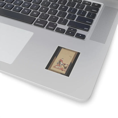 Miyagawa Isshō - Samurai and Wakashu (Male Youth) - early 18th century v1 - STICKER Vinyl Kiss-Cut Decal