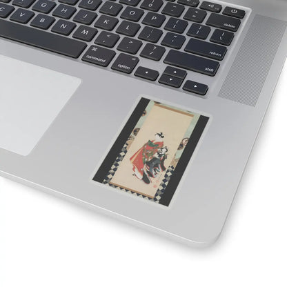 Miyagawa (Katsukawa) Shunsui - Courtesan and Attendants - late 18th century v1 - STICKER Vinyl Kiss-Cut Decal