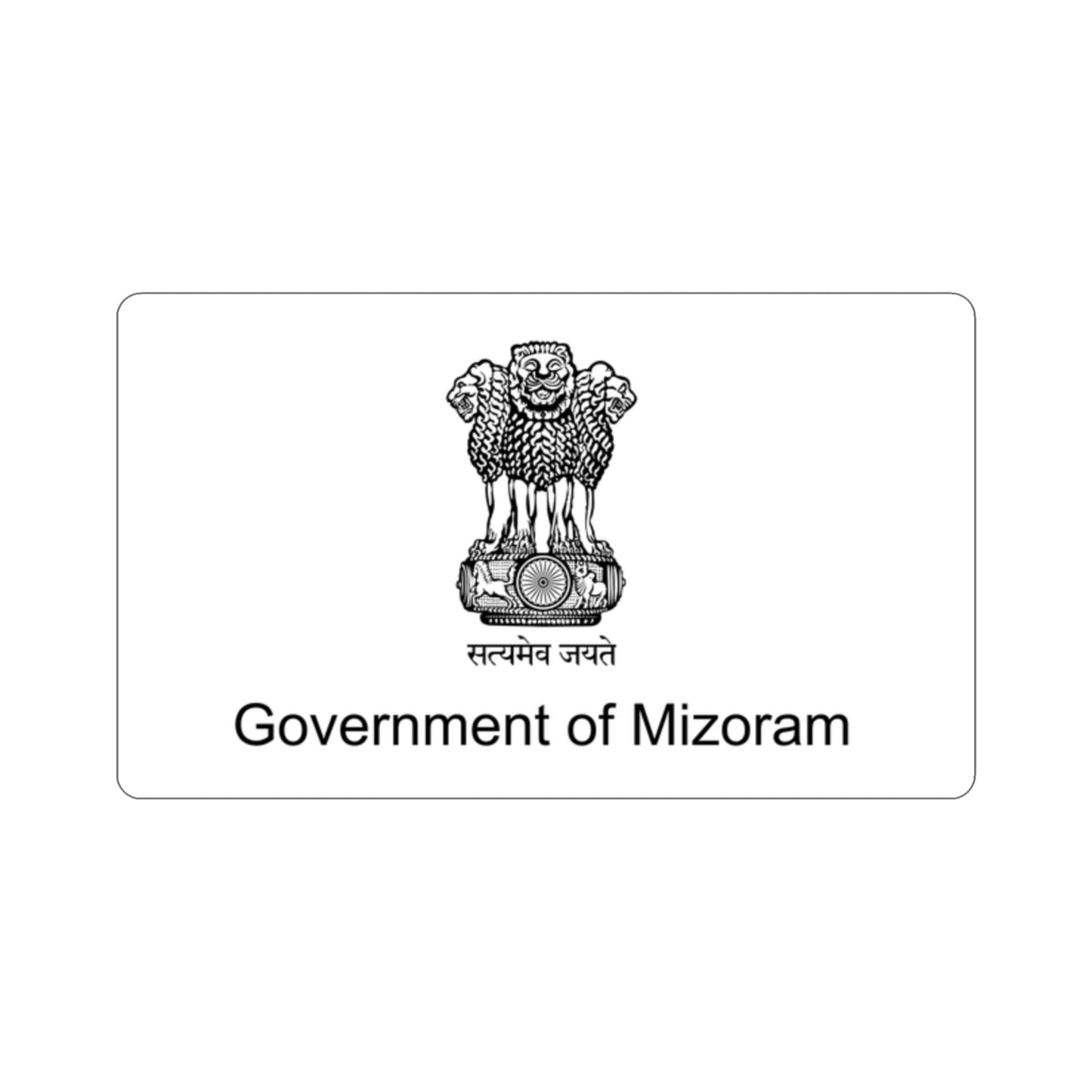 Mizoram Flag (India) STICKER Vinyl Die-Cut Decal-2 Inch-The Sticker Space