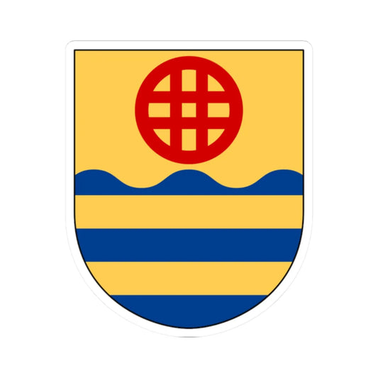 Mjölby församling vapen (Sweden) (Coat of Arms) STICKER Vinyl Kiss-Cut Decal 2 Inch White - The Sticker Space