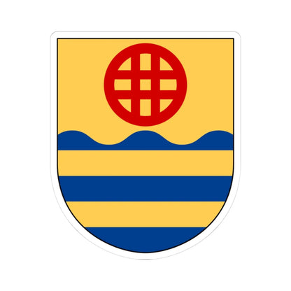 Mjölby församling vapen (Sweden) (Coat of Arms) STICKER Vinyl Kiss-Cut Decal 3 Inch White - The Sticker Space