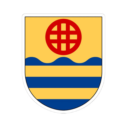 Mjölby församling vapen (Sweden) (Coat of Arms) STICKER Vinyl Kiss-Cut Decal 4 Inch White - The Sticker Space