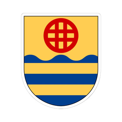 Mjölby församling vapen (Sweden) (Coat of Arms) STICKER Vinyl Kiss-Cut Decal 6 Inch White - The Sticker Space