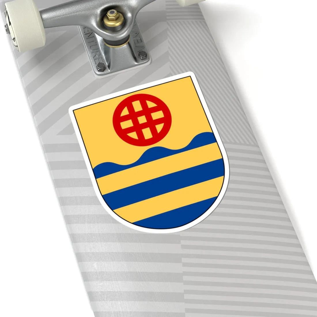 Mjölby församling vapen (Sweden) (Coat of Arms) STICKER Vinyl Kiss-Cut Decal - The Sticker Space