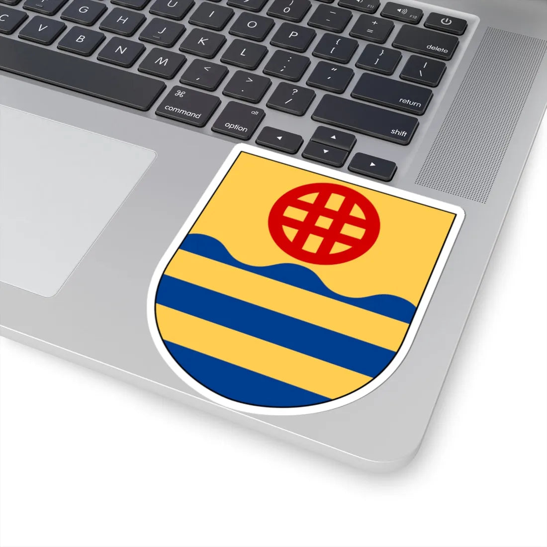 Mjölby församling vapen (Sweden) (Coat of Arms) STICKER Vinyl Kiss-Cut Decal - The Sticker Space