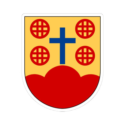 Mjölby och Högby församlingars pastorat vapen (Sweden) (Coat of Arms) STICKER Vinyl Kiss-Cut Decal 4 Inch White - The Sticker Space