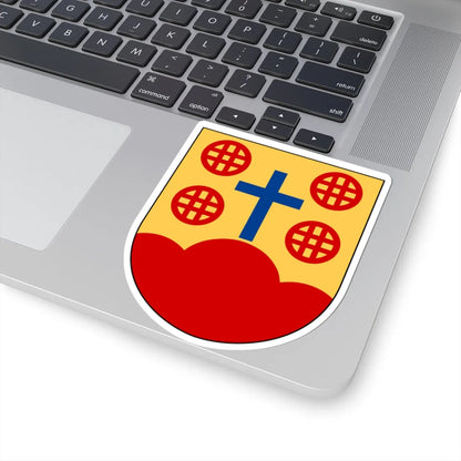Mjölby och Högby församlingars pastorat vapen (Sweden) (Coat of Arms) STICKER Vinyl Kiss-Cut Decal - The Sticker Space