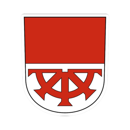 Müllheim-blazon (Switzerland) (Coat of Arms) STICKER Vinyl Kiss-Cut Decal 2 Inch White - The Sticker Space
