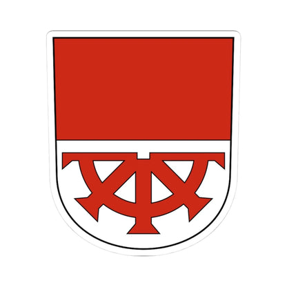 Müllheim-blazon (Switzerland) (Coat of Arms) STICKER Vinyl Kiss-Cut Decal 3 Inch White - The Sticker Space