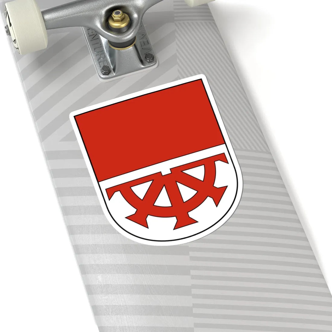 Müllheim-blazon (Switzerland) (Coat of Arms) STICKER Vinyl Kiss-Cut Decal - The Sticker Space