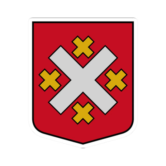 Mālpils pagasta ģerbonis (Latvia) (Coat of Arms) STICKER Vinyl Kiss-Cut Decal 2 Inch White - The Sticker Space