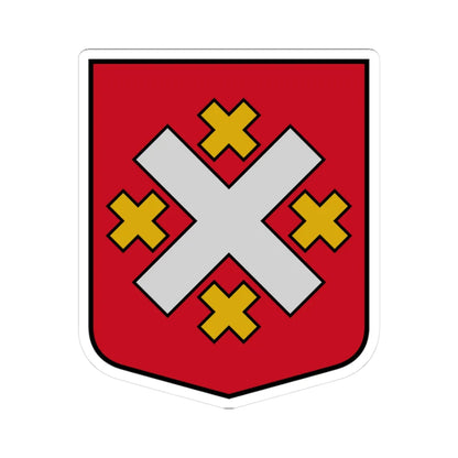 Mālpils pagasta ģerbonis (Latvia) (Coat of Arms) STICKER Vinyl Kiss-Cut Decal 3 Inch White - The Sticker Space