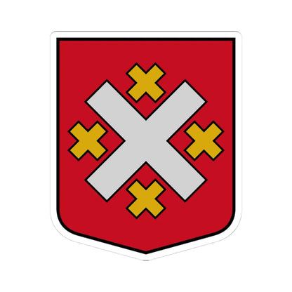 Mālpils pagasta ģerbonis (Latvia) (Coat of Arms) STICKER Vinyl Kiss-Cut Decal 4 Inch White - The Sticker Space