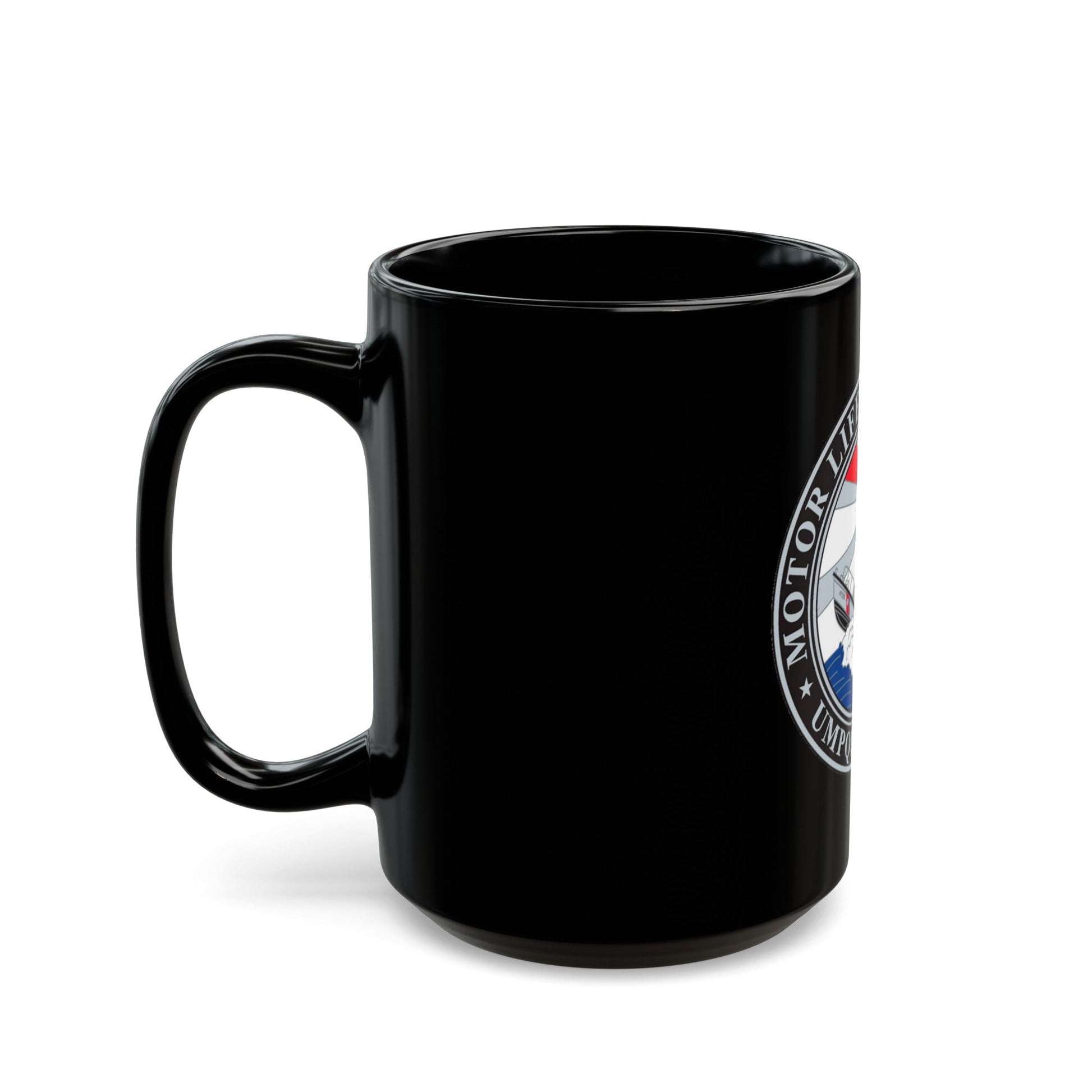 MLSTA Umpqua River (U.S. Coast Guard) Black Coffee Mug-The Sticker Space