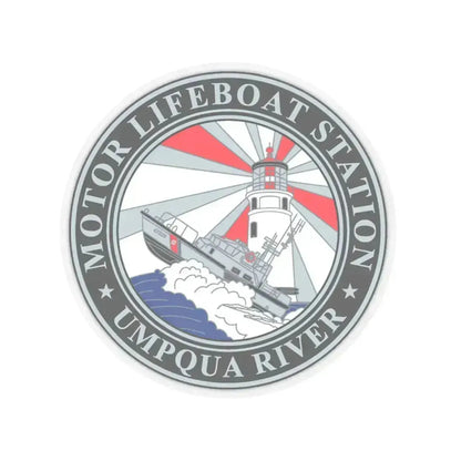 MLSTA Umpqua River (U.S. Coast Guard) STICKER Vinyl Kiss-Cut Decal 4 Inch Transparent - The Sticker Space