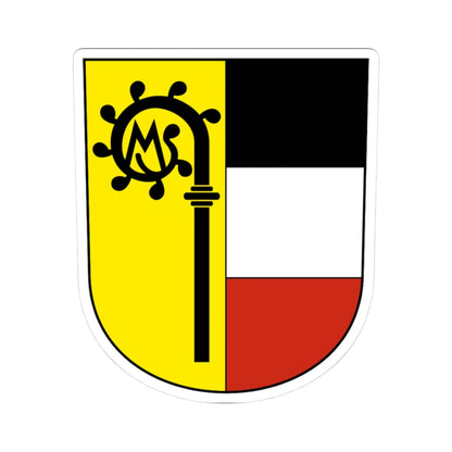 MümliswilRamiswil-blazon (Switzerland) (Coat of Arms) STICKER Vinyl Kiss-Cut Decal 3 Inch White - The Sticker Space