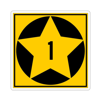 MN-1 1920 (Minnesota) (Road Sign) STICKER Vinyl Kiss-Cut Decal 6 Inch White - The Sticker Space