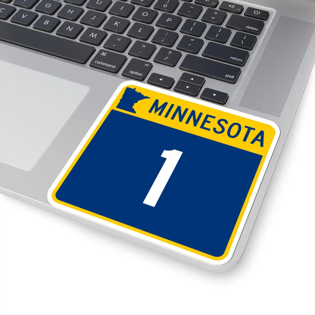 MN-1 (Minnesota) (Road Sign) STICKER Vinyl Kiss-Cut Decal - The Sticker Space