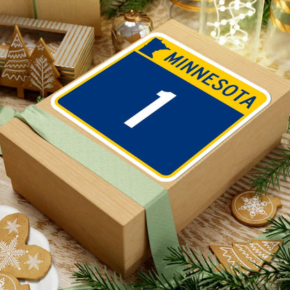 MN-1 (Minnesota) (Road Sign) STICKER Vinyl Kiss-Cut Decal - The Sticker Space