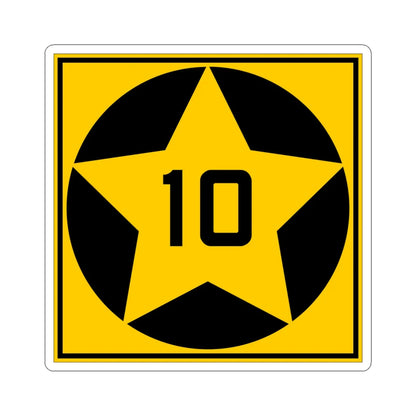 MN-10 1920 (Minnesota) (Road Sign) STICKER Vinyl Kiss-Cut Decal 6 Inch White - The Sticker Space