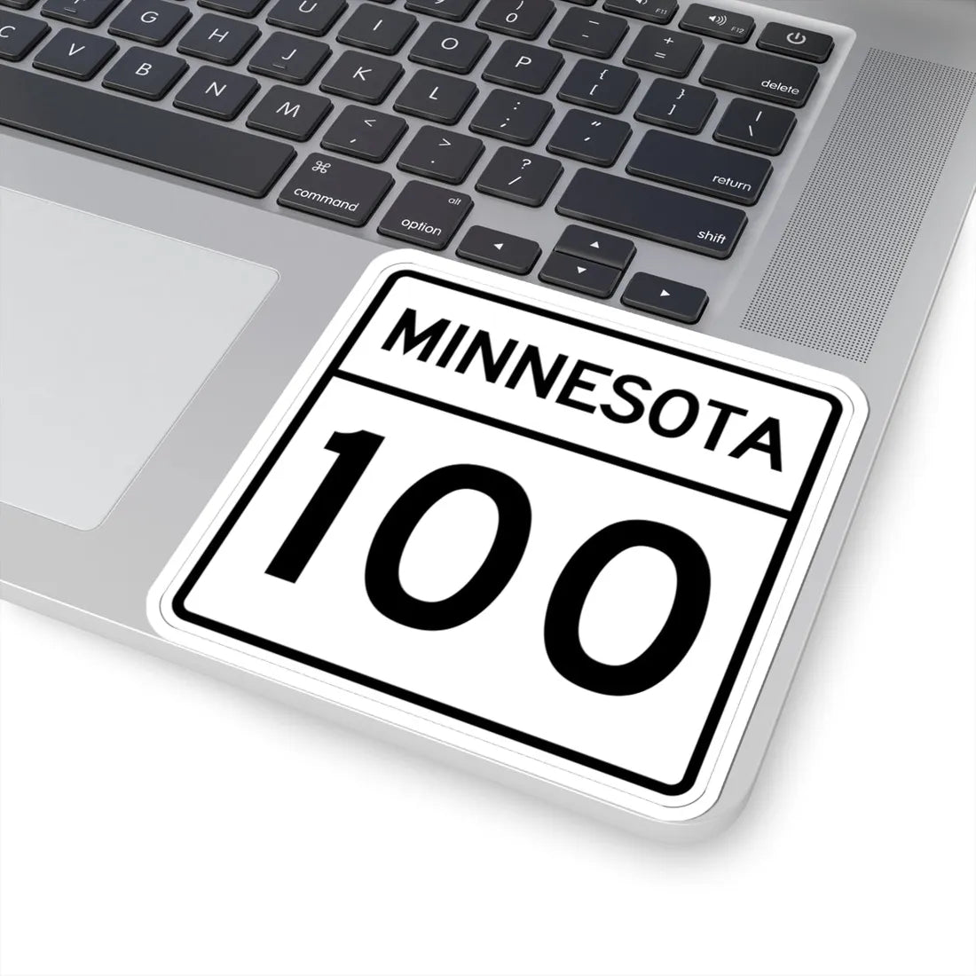 MN-100 1948 (Minnesota) (Road Sign) STICKER Vinyl Kiss-Cut Decal - The Sticker Space