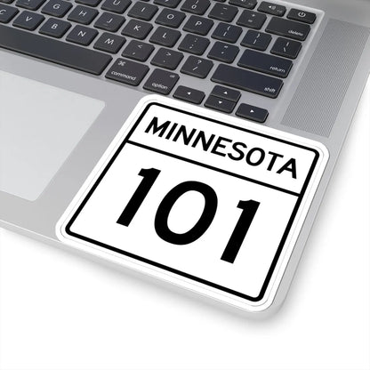 MN-101 1948 (Minnesota) (Road Sign) STICKER Vinyl Kiss-Cut Decal - The Sticker Space