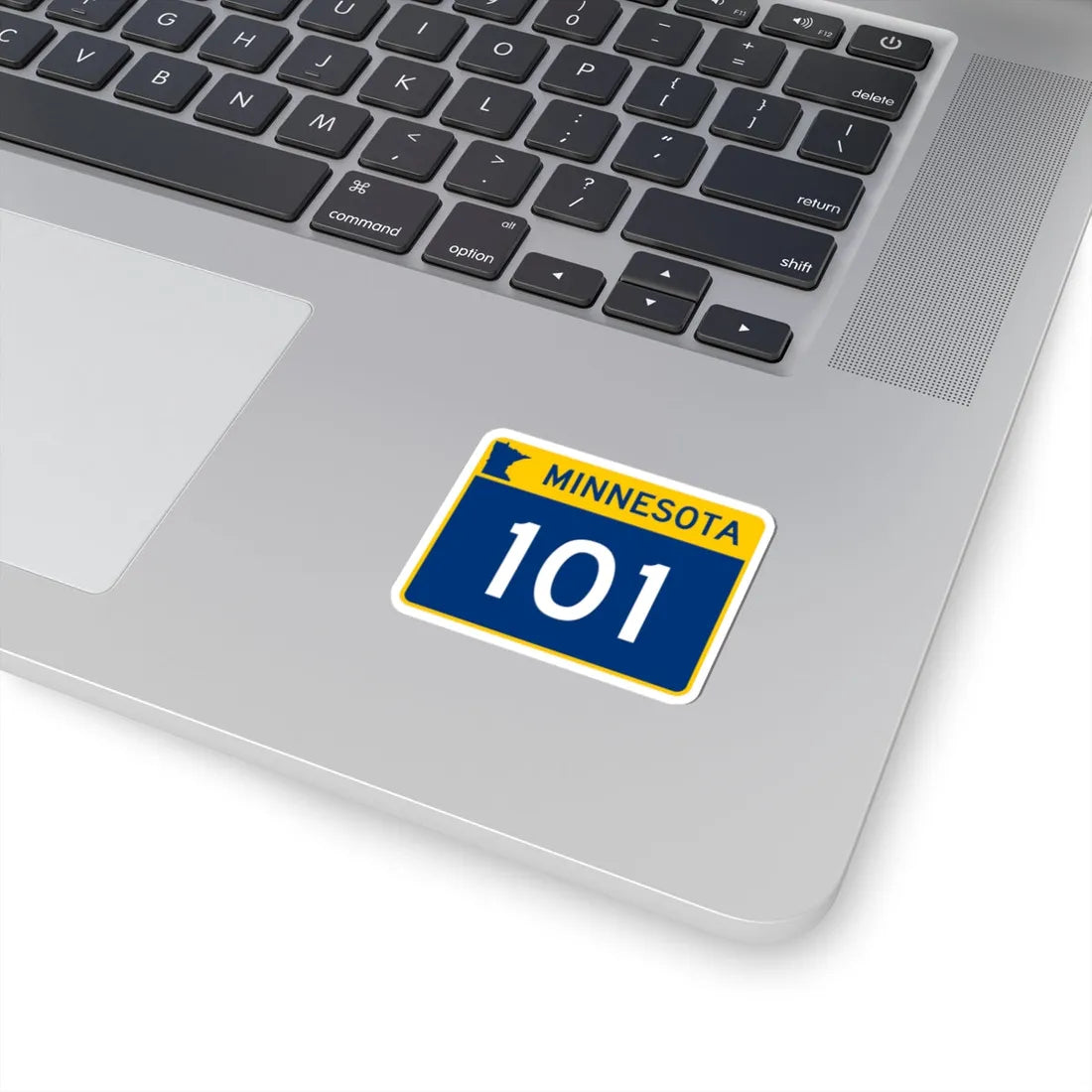 MN-101 wide (Minnesota) (Road Sign) STICKER Vinyl Kiss-Cut Decal - The Sticker Space