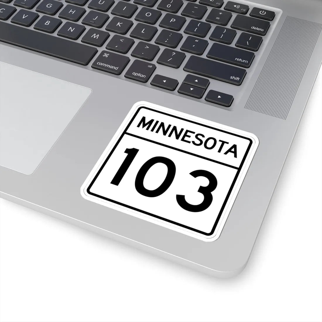 MN-103 1948 (Minnesota) (Road Sign) STICKER Vinyl Kiss-Cut Decal - The Sticker Space