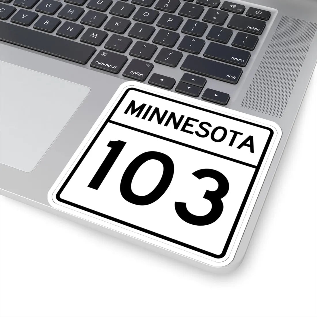 MN-103 1948 (Minnesota) (Road Sign) STICKER Vinyl Kiss-Cut Decal - The Sticker Space