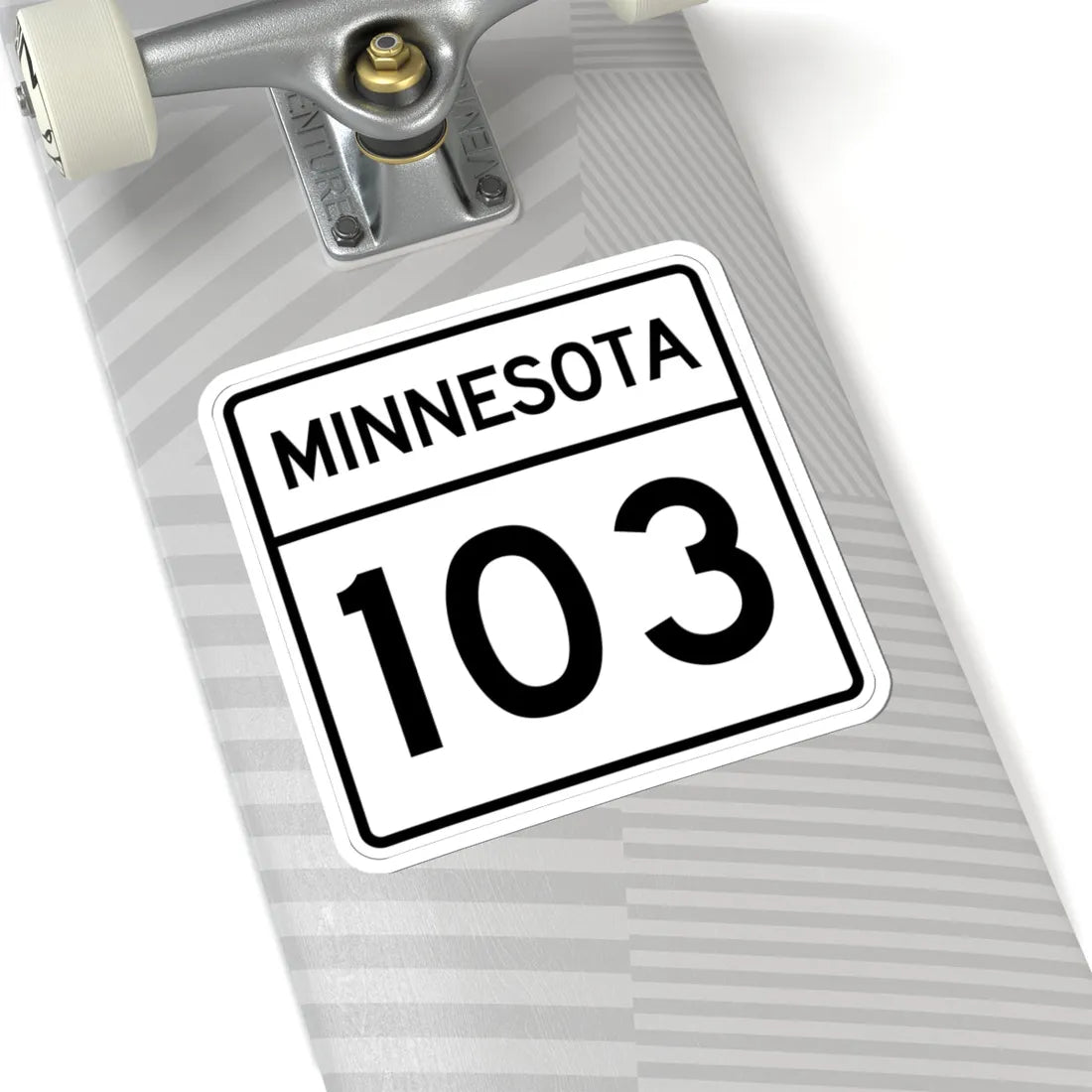 MN-103 1948 (Minnesota) (Road Sign) STICKER Vinyl Kiss-Cut Decal - The Sticker Space